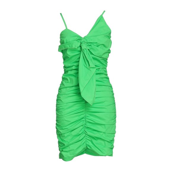 HAVEONE Elegant Italian Cotton Pencil Dress, Sz Small, in Green Color - Picture 1 of 4